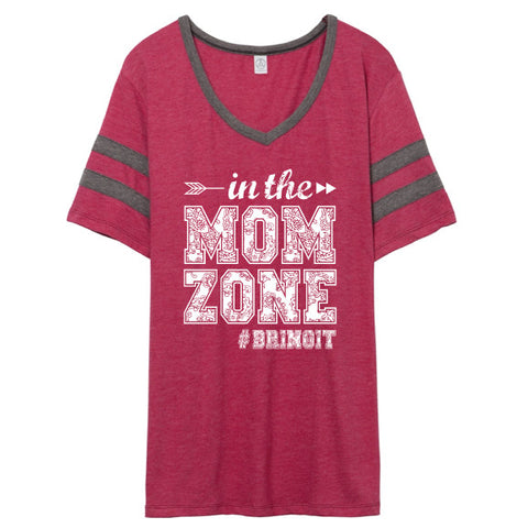 Mom Zone #BringIt Vintage Tee